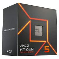 PROCESADOR AMD RYZEN 5 7600 S-AM5 7A GEN / 3.8 - 5.1 GHZ / CACHE 32MB / 6 NUCLEOS / CON GRAFICOS RADEON / CON DISIPADOR / GAMER MEDIO