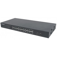 SWITCH,INTELLINET,561044, GB 24 PTOS 19 2 SFP