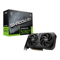 TARJETA DE VIDEO MSI GEFIORCE5060 TI 8G SHADOW 2X OC PLUS PCIE4 X 8/8GB/GDDR6/ESTANDAR/1HDMI/1XDP/DL-DVI-D X 1GAMA MEDIA /GAMER - Imagen 1